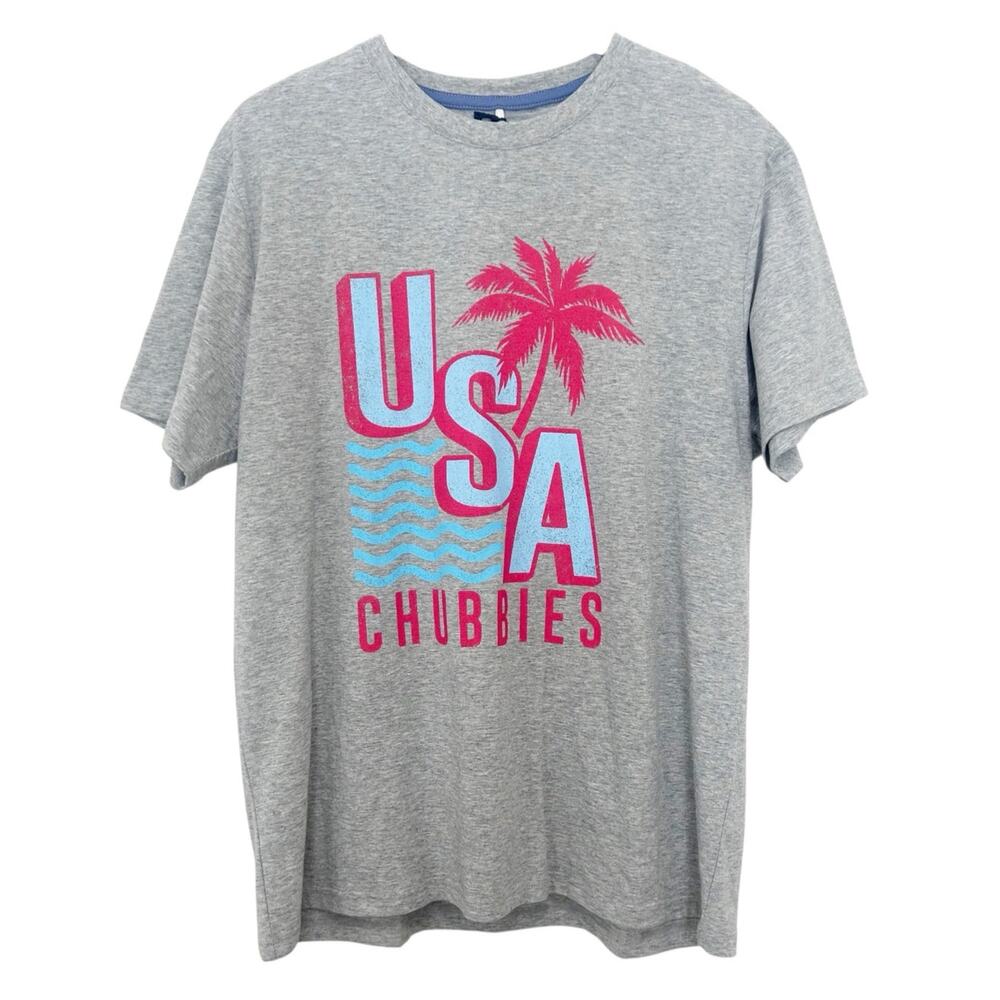 Chubbies USA Chub Spangled Banner T Shirt Sz L